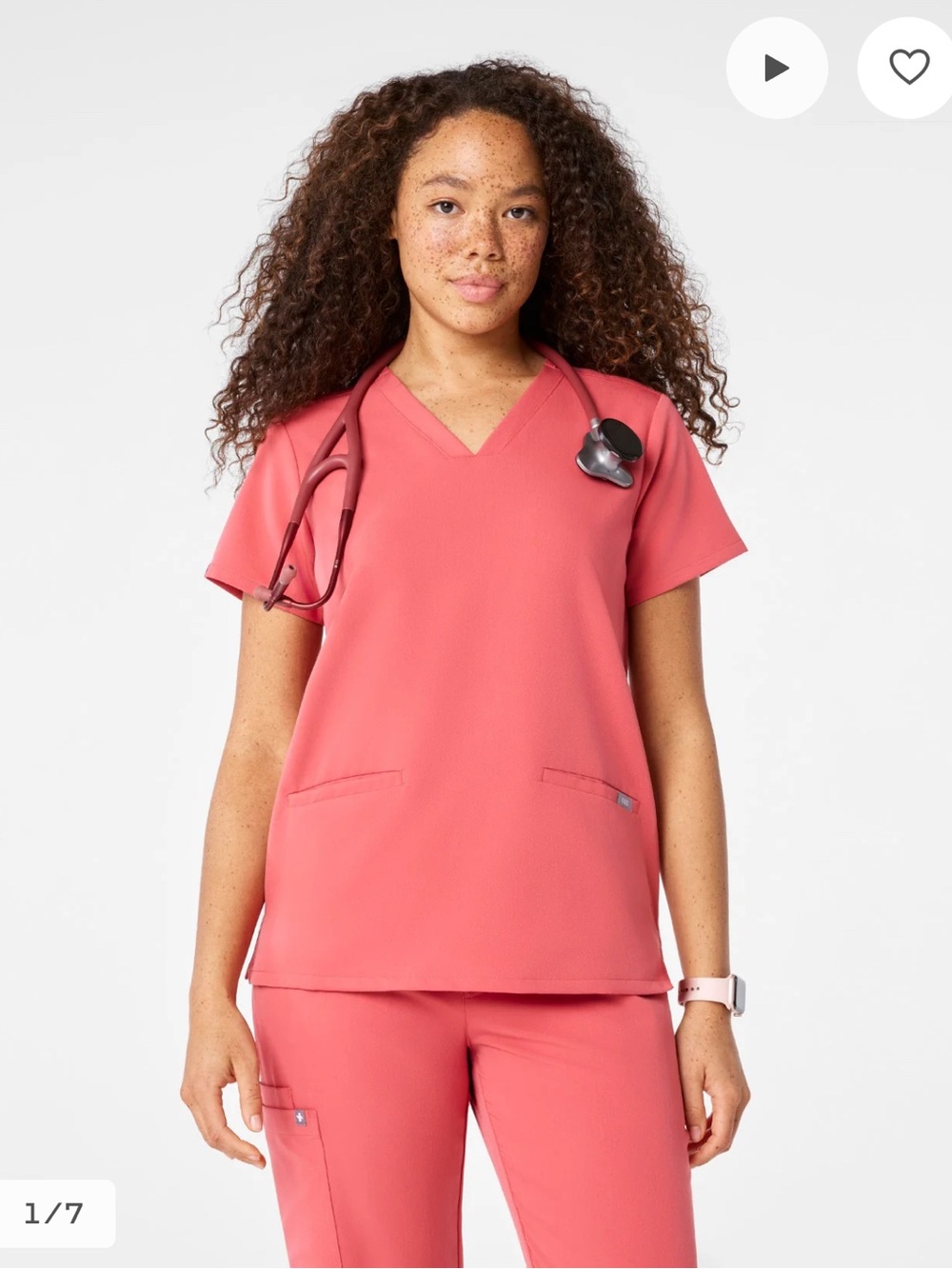 Figs Casma Three-Pocket Scrub Top™ // Size Medium